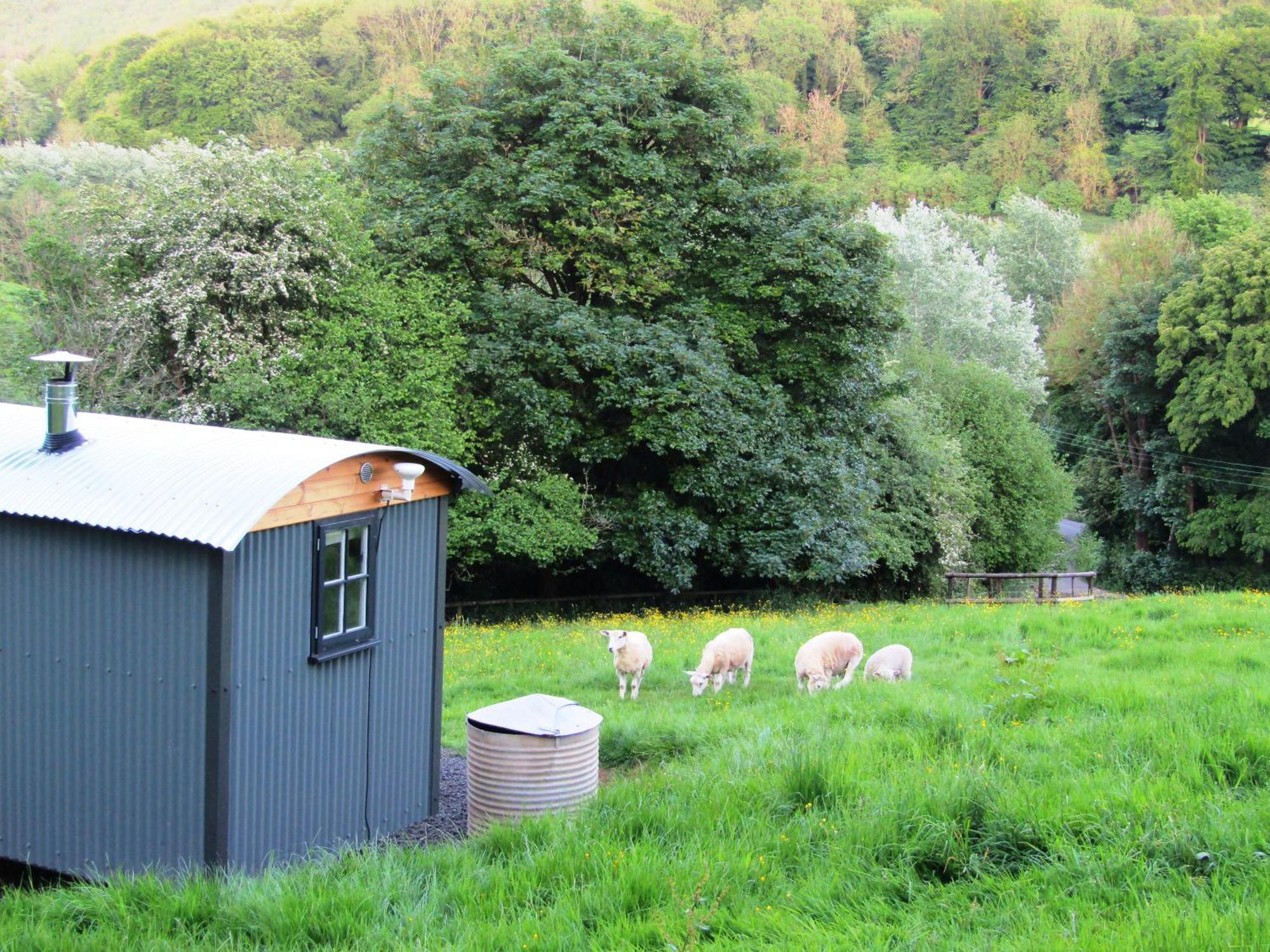 Shepherds Hut Slad Valley Cotswolds Painswick Exterior foto